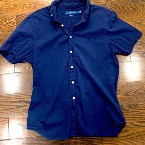 Ralph lauren polo, size large, slim fit shirt